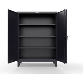 Extreme Duty Cabinet with 3 Shelves, 48"W x 24"D x 66"H, Black