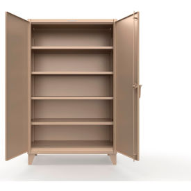 Extreme Duty Cabinet with 4 Shelves, 48"W x 24"D x 78"H, Beige