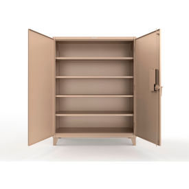 Extreme Duty Cabinet with CompX 150 Lock, 60"W x 24"D x 78"H, Beige