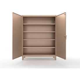 Extreme Duty Cabinet with 4 Shelves, 60"W x 24"D x 78"H, Beige