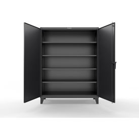 Extreme Duty Cabinet with 4 Shelves, 60"W x 24"D x 78"H, Black