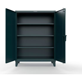 Extreme Duty Cabinet with 3 Shelves, 48"W x 24"D x 66"H, Blue