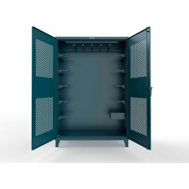 Extreme Duty Rigging Cabinet with Ventilated Doors, 60"W x 24"D x 90"H, Blue