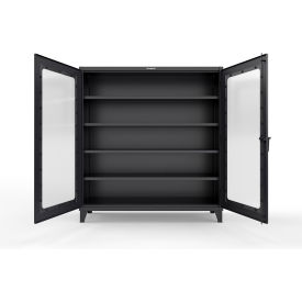 Clearview Cabinet, 72"W x 24"D x 78"H, Black