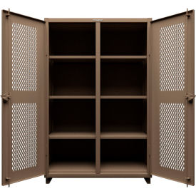 HD Stationary Ventilated Cabinet, 6 Drawer, 3 Shelves, 36"W x 24"D x 75"H