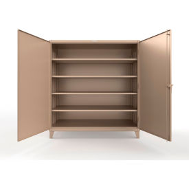 HD Steel Storage Cabinet with 4 Extra Deep Shelves, 72"W x 36"D x 78"H, Beige