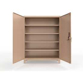 Extreme Duty Cabinet with SecuRam ProLogic L22 Lock, 60"W x 24"D x 78"H, Beige
