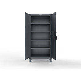 Extreme Duty Cabinet w/SecuRam ProLogic L22 Lock, 36"W x 24"D x 78"H, Dark Gray