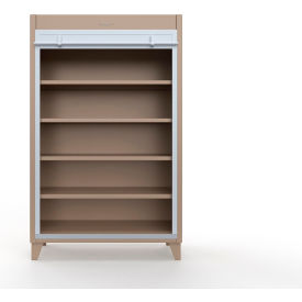 Extreme Duty Cabinet with Roll-Up Door & 4 Shelves, 48"W x 24"D x 78"H, Beige