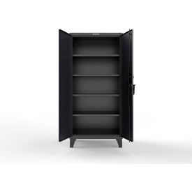 Extreme Duty Cabinet with SecuRam ProLogic L22 Lock, 36"W x 24"D x 78"H, Black