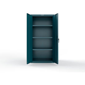Heavy-Duty Cabinet with SecuRam ScanLogic Basic Lock, 36"W x 24"D x 72"H, Blue