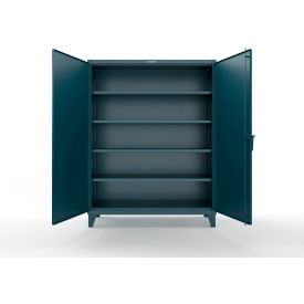 Extreme Duty Cabinet with SecuRam ScanLogic Basic Lock, 60"W x 24"D x 78"H, Blue