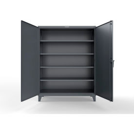 Extreme Duty Cabinet with CompX Regulator Lock, 60"W x 24"D x 78"H, Dark Gray