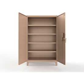 Extreme Duty Cabinet with SecuRam ProLogic L22 Lock, 48"W x 24"D x 78", Beige