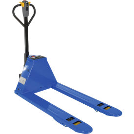 Steel Fully Electric Pallet Truck, 3000 lb Capacity, 27"W x 48"L Forks