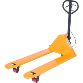 Pallet Truck with Dead Man Brake, 5500 lb. Capacity, 27"W x 48"L Forks