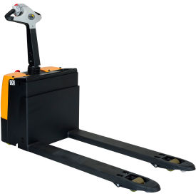Steel Fully Powered Electric Pallet Truck, 3000 lb Capacity, 25"W x 47"L Forks