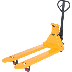 Low Profile Economy Pallet Truck with Scale, 5000 lb. Capacity 22-3/8"W x 48"L Forks