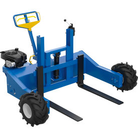 Gas Powered Drive & Lift All-Terrain Pallet Truck, 4000 lb. Cap., 8 - 36"W x 36"L Forks