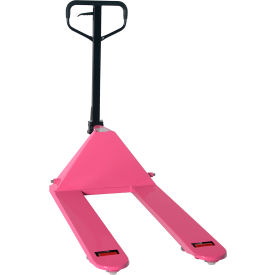 Pallet Truck, 5500 lb. Capacity, 27"W x 48"L Forks, Pink