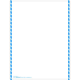 IMO Dangerous Goods Declaration Blank Form, 100 Sheets/Pack, White/Blue
