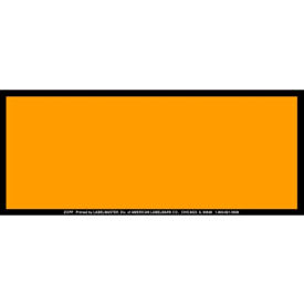 Panel, EZ Removable Vinyl, Orange/Black, Pack of 25