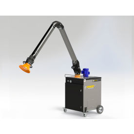 FRED SR Portable Fume Extractor, 6" Dia. x 13'L Capture Arm, 1200 CFM, 120V