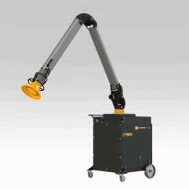 FRED JR Portable Fume Extractor, 6" Dia. x 10'L Capture Arm, 1200 CFM, 120V