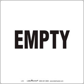 Empty Label, 6"W x 6"L, Paper, Roll of 500