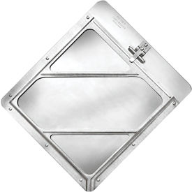 Slidemaster Placard Full Holder, 10-3/4"W x 1/4"H, Aluminum