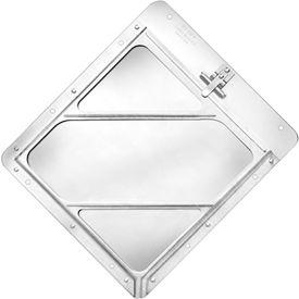 Slidemaster Placard Full Holder w/8 Holes, 12-1/2"W x 14-1/8"H, Aluminum