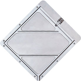 Slidemaster Placard Full Holder, 12-1/2"W x 14-1/8"H, Aluminum