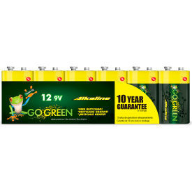 9V Alkaline Batteries, Pack of 12