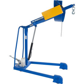 Steel Hydraulic Drum Carrier, Rotator & Boom, 71-1/4" Lift Height, 800 lb. Capacity
