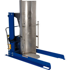 Stainless Steel Stationary Hydraulic Drum Dumper, 36" Dump Height, 1000 lb Capacity