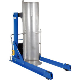 Stainless Steel Portable Hydraulic Drum Dumper, 60" Dump Height, 750 lb Capacity