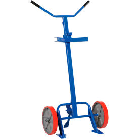 2-Wheel Steel Barrel/Drum Truck, Poly-On-Steel Wheels, 800 lb Capacity