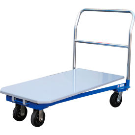 Steel Nesting Platform Cart, 6" Mold-On-Rubber Casters, 50-7/8" x 30-1/8", 1500 lb. Cap