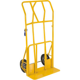 Steel Wide Load Hand Truck, Hard Rubber Wheels, 800 lb. Capacity