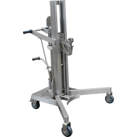 Stainless Steel Drum Lifter/Transporter, 800 lb. Capacity