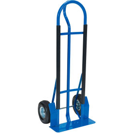 Steel Heavy Duty P-Handle Truck, Pneumatic Wheels, 600 lb. Capacity