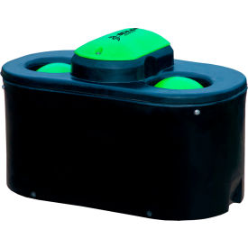 EF-2C 2-Hole Energy Free Cattle Waterer, Black/Green