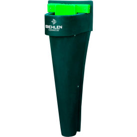 Automatic Stall Waterer with Heat, Black/Green