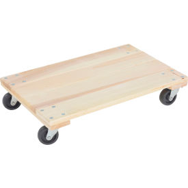 Poplar Solid Deck Dolly, 24" x 16", 900 lb. Capacity