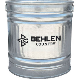 Utility Tank with Handles, 38 Gallon Capacity, 23"L x 23-1/2"W x 23-1/2"H, Galvanized
