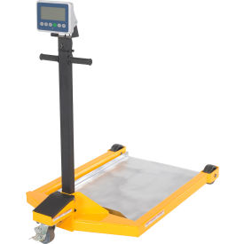Steel Low Profile Drum Dolly with Scale, 800 lb. Capacity
