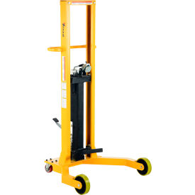 Steel Portable Drum Jack For 55 Gallon Steel & Fiber Drums, 500 lb Capacity