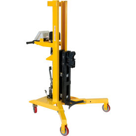 Steel Portable Ergonomic Drum Truck with Scale, 900 lb. Capacity