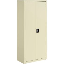 Storage Cabinet, 22 - 24 Gauge, 30"W x 15"D x 66"H, Putty