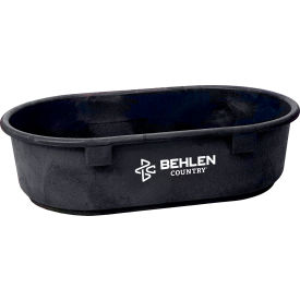 Rigid Poly Stock Tank, 60 Gallon Capacity, 53"L x 31-1/2"W x 15"H, Black